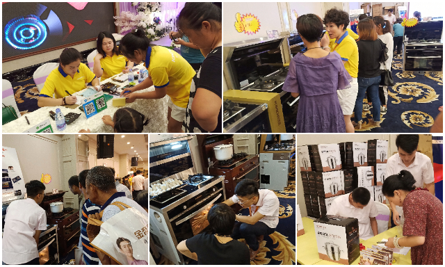 金帝集成灶金華地區(qū)十周年慶日簽白單，展示強大品牌號召力.jpg
